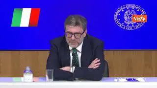 Giorgetti: "Noto che ogni Paese Ue si muove per conto proprio come fanno gli Usa"
