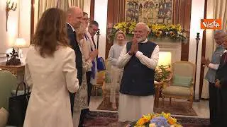 Von der Leyen incontra il Primo ministro indiano Narendra Modi