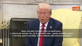 Trump a Zelensky: Spero di essere ricordato come un pacificatore