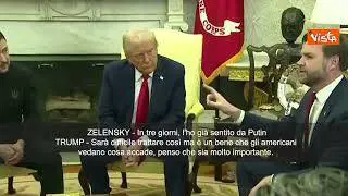 Trump: Senza Usa guerra finiva in due settimane. Zelensky: In 3 giorni come dice Putin