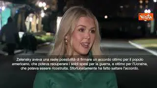 Leavitt (Casa Bianca): Zelensky ha fatto saltare accordo che poteva ricostruire Ucraina