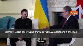 Starmer a Zelensky: Sei davvero il benvenuto qui a Downing Street