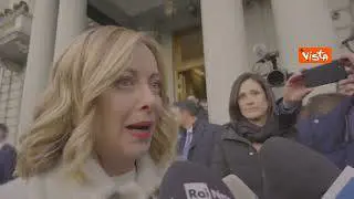 Meloni: Obiettivo comune  tra Europa USA e Nato è pace giusta e duratura, non dobbiamo dividerci