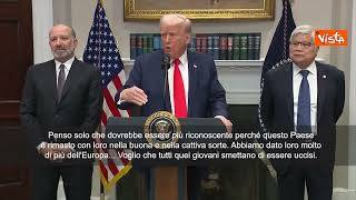 Trump: "Zelensky non vuole la pace, non sopporteremo a lungo"