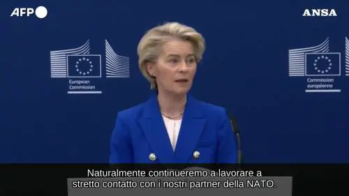 Von der Leyen: "Con ReArm Europe fino a 800 miliardi per la difesa europea"