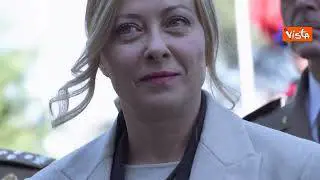 Meloni arriva alla scuola Carabinieri per inaugurazione anno accademico