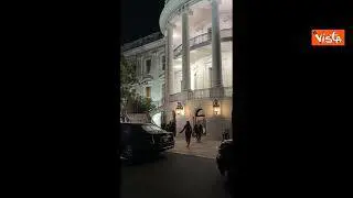 Trump lascia la Casa Bianca per andare al Campidoglio per il suo primo discorso al Congresso Usa