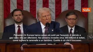 Trump: "L'Ue ha speso più per il petrolio russo che per Kiev"