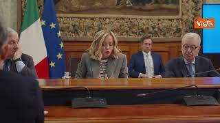 Meloni incontra rappresentanti Associazione nazionale magistrati