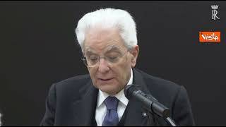 Mattarella: No a nuovo olocausto nucleare, le minacce si stanno moltiplicando