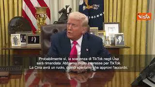Trump su TikTok Ci interessa e la Cina avrà un ruolo. Spero troveremo l’accordo