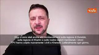 Zelensky: "I nuovi attacchi mostrano che gli obiettivi russi restano immutati"