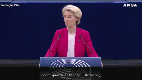 Von der Leyen: "Di Putin non ci si può fidare, è un vicino ostile"