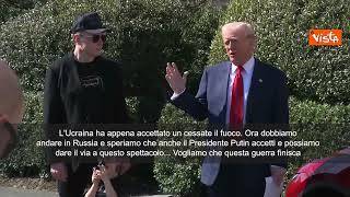 Trump: “L’Ucraina ha appena accettato un cessate il fuoco, ora trattiamo con Mosca”