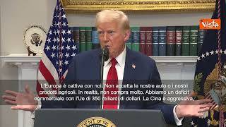 Trump: “Europa è cattiva con noi, sarà soggetta a dazi”