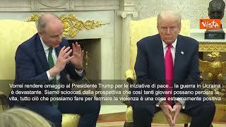 Premier irlandese Micheal Martin si congratula con Trump per iniziative pace in Ucraina