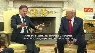 Trump: "Groenlandia? La acquisiremo. Ne abbiamo bisogno per la sicurezza internazionale"