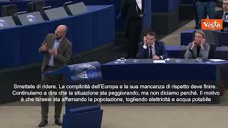 Ristate al Parlamento Ue mentre si parla di Gaza, rabbia deputato belga Botenga: Vergogna