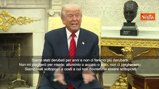 Dazi Usa, Trump: “Per anni ci hanno truffato e non ci faremo più derubare”