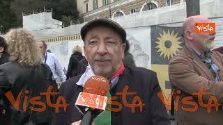 Pagliarulo (Anpi) in piazza del Popolo a Roma: "Siamo per l'Europa unita della pace, non delle armi"