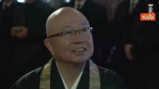 Mattarella visita il tempio buddista Senso-ji a Tokyo