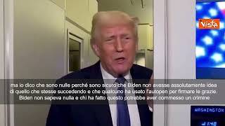 Trump dichiara nulle le grazie di Biden: "Non ne sapeva nulla. Firmate con l'Autopen”