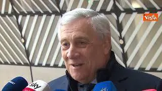 Tajani: "Lavoriamo per la pace. Italia contraria a invio truppe Ue in Ucraina"