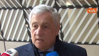 Tajani: "Speriamo nella pace giusta e nel ritorno della diplomazia"