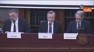 Draghi: "Difesa comune Ue passaggio obbligato, nostra sicurezza messa in dubbio da svolta Trump"