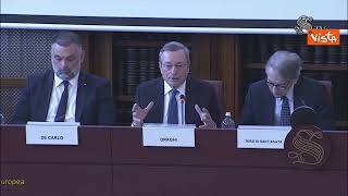 Draghi spazientito a fine audizione in Senato: Vedo che guardate orologio... grazie per l'attenzione