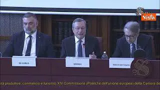 Draghi: "Ottocento miliardi per RearmEu? Forse ora serve di più, coinvolgere i privati"