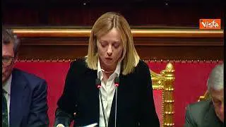 Meloni in Senato cita Pericle: "La felicità consiste nella libertà"