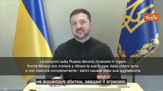 Giuerra Ucraina, Zelensky a Consiglio Ue: Mantenere sanzioni contro Russia, sono necessarie