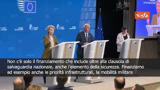 Von der Leyen: ReArm Europe? E' diventato un concetto più ampio con il nome  Readiness 2030