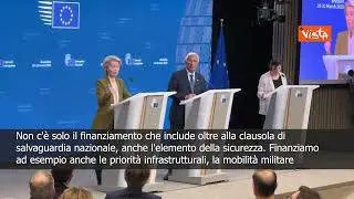 Von der Leyen: ReArm Europe? E' diventato un concetto più ampio con il nome  Readiness 2030