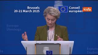 Von der Leyen: E' possibile flessibilizzare il fondo di coesione per gli investimenti nella difesa