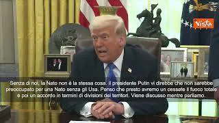 Trump: "Tracciate linee guida per la pace in Ucraina"