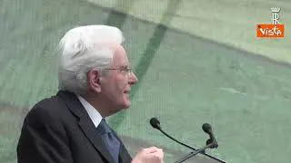 Mattarella: "Siamo sommersi dagli acronimi, il pensiero non riesce a esprimersi"