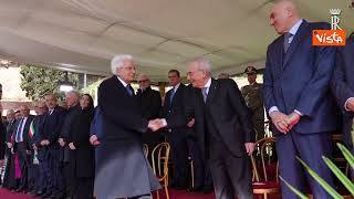 Mattarella alla cerimonia per l'anniversario eccidio delle Fosse ardeatine