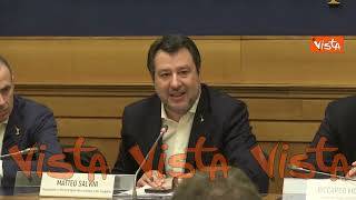 Salvini: Riarmo? "Il debito in Europa andrebbe fatto per salvare vite non per preparare guerre"