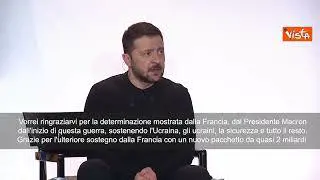 Zelensky: "Grazie a Francia per nuovi aiuti militari da 2 miliardi di euro"