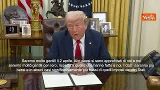 Dazi Usa, Trump: "Saremo molto gentili il 2 aprile coi partner commerciali"