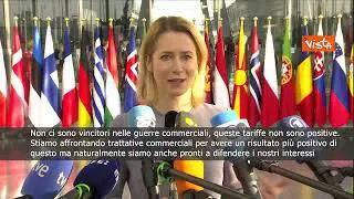 Dazi Usa, Kallas: "Non ci sono vincitori nelle guerre commerciali"