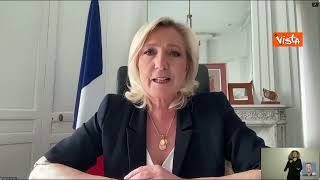 Le Pen al Congresso della Lega: La decisione presa contro me scrive la fine dello Stato di diritto