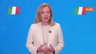 Meloni al Congresso della Lega: "Porteremo avanti il programma punto per punto"