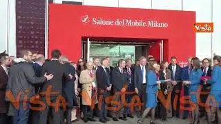 Urso, Fontana e Sala tagliano il nastro del Salone del Mobile