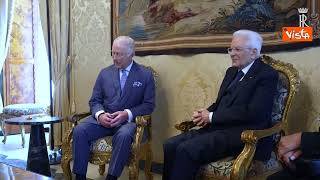 Mattarella a Re Carlo: Un piacere e un onore accoglierla al Quirinale