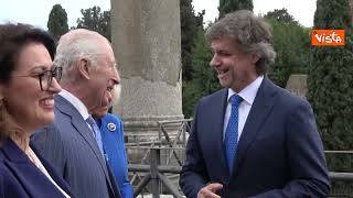 Re Carlo e la Regina Camilla visitano il Colosseo con una guida d'eccezione, Alberto Angela