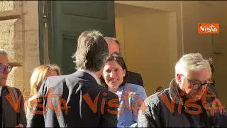 Schlein e Boccia parlano fuori dal Senato prima della conferenza Pd "Difendiamo la Sanità pubblica"