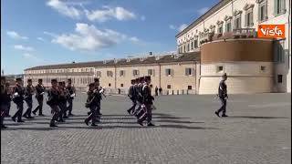 173esimo Anniversario Fondazione della Polizia di Stato, la Guardia d'Onore al Quirinale
